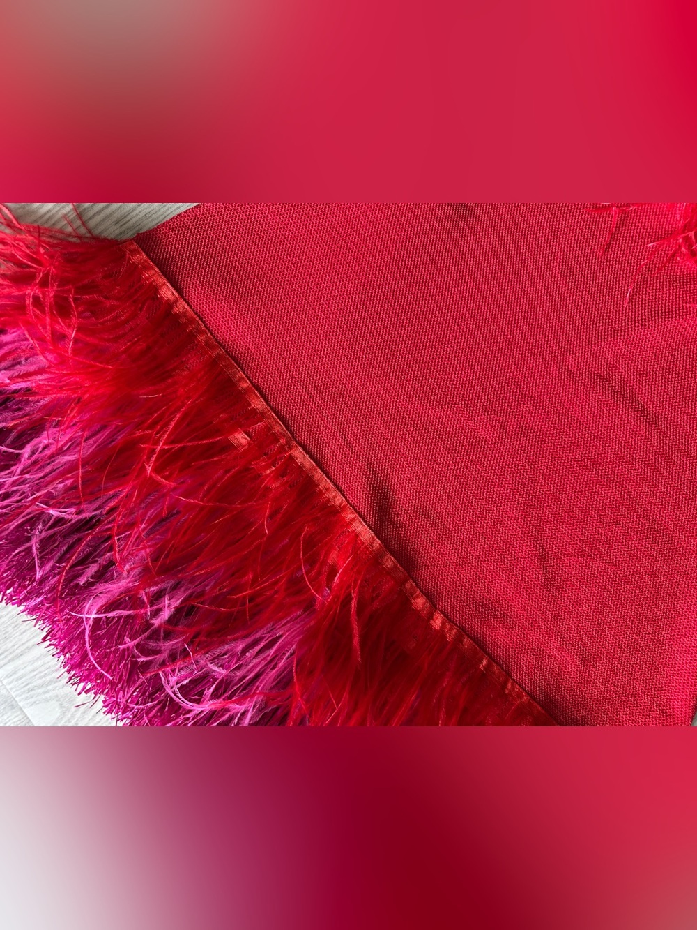 NWT Staud Etta Ostrich Feather Mini Dress Medium - Picture 15 of 15